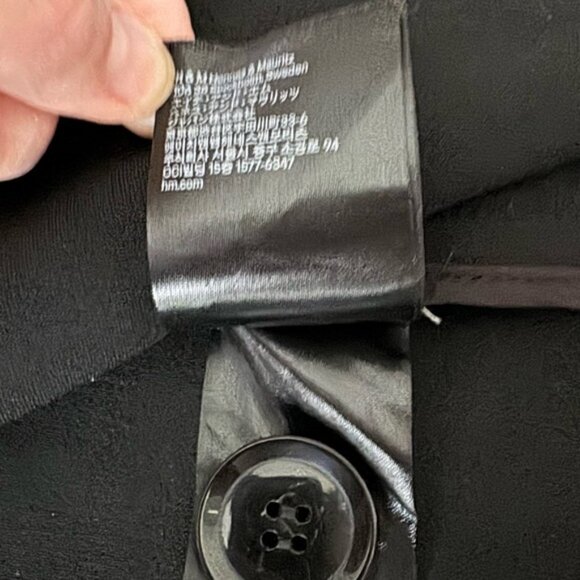 H&M Straight Cut Oversized Long Coat Women’s size Small - Picture 11 of 13